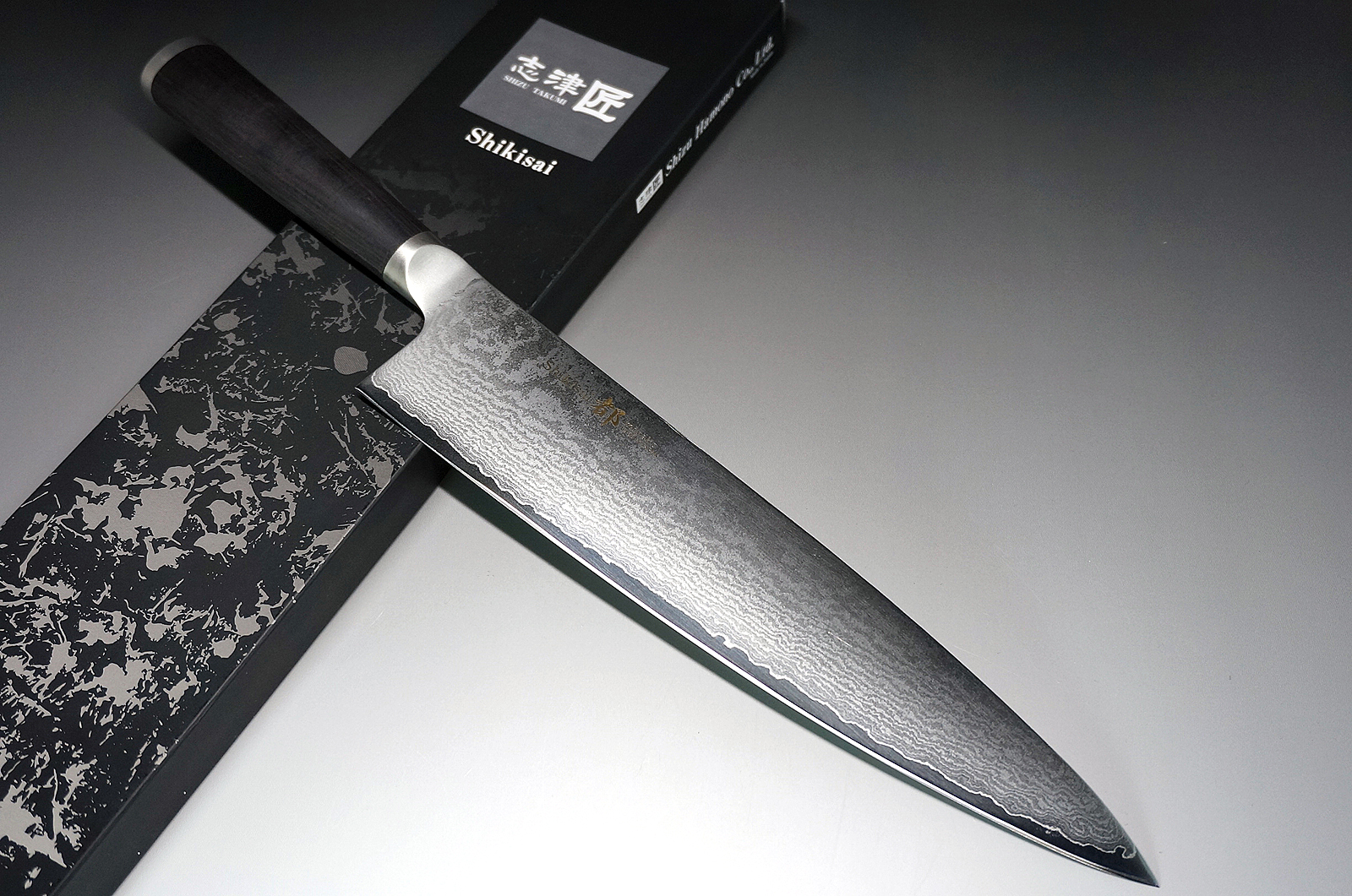 Shikisai MIYAKO 33 Layer Damascus (AUS8) Chef Knife(Gyuto) 240mm from